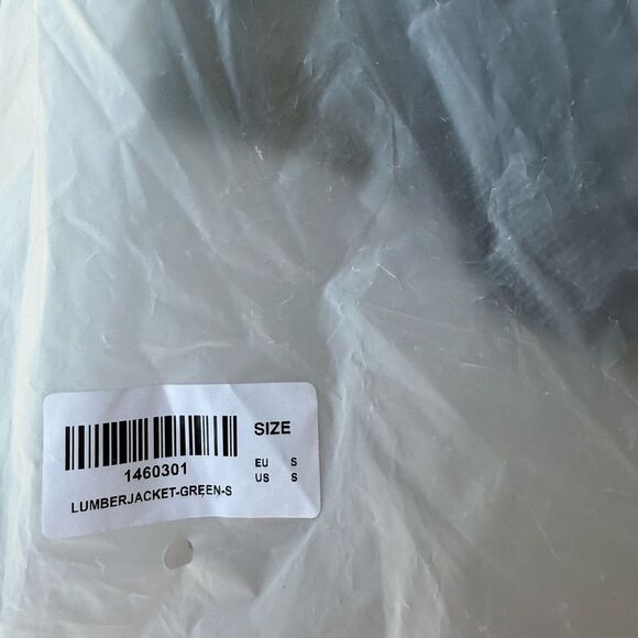 BaerSkin Lumberjack Flannel Plaid Jacket Green Small NWT in‎ packaging - Picture 3 of 3